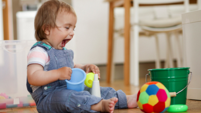 baby and toys