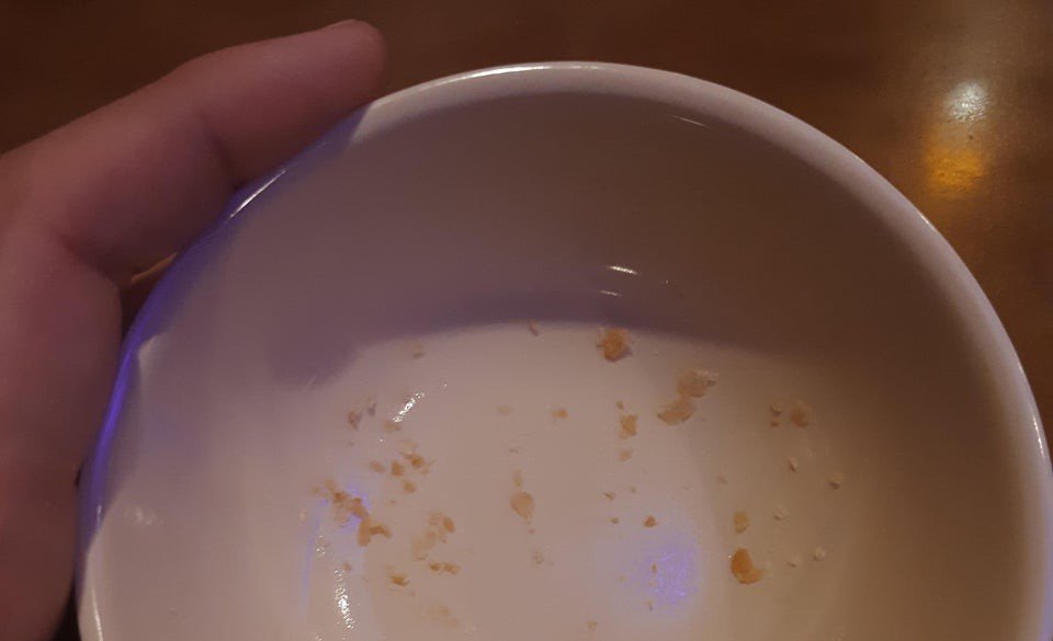 snack crumbs
