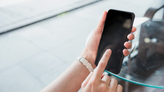 phone tinder swipe left