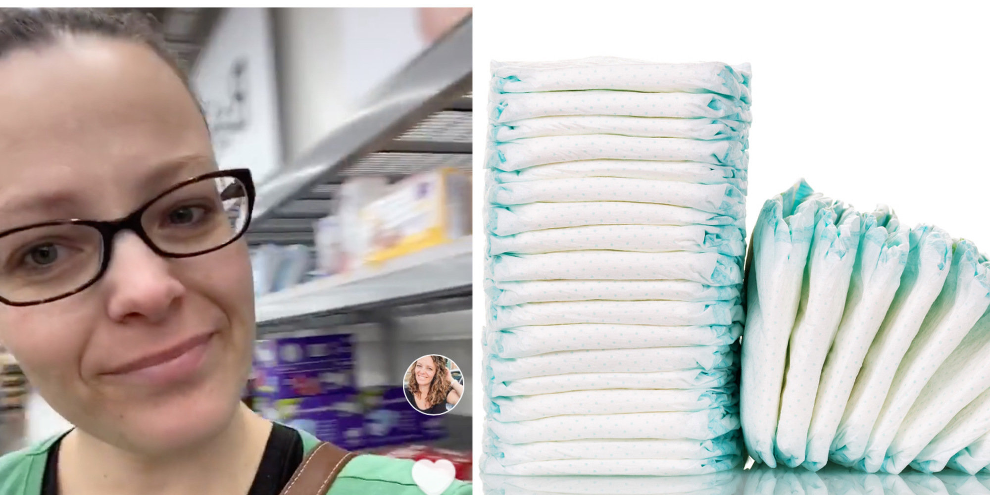 Lauren Whitney and diapers
