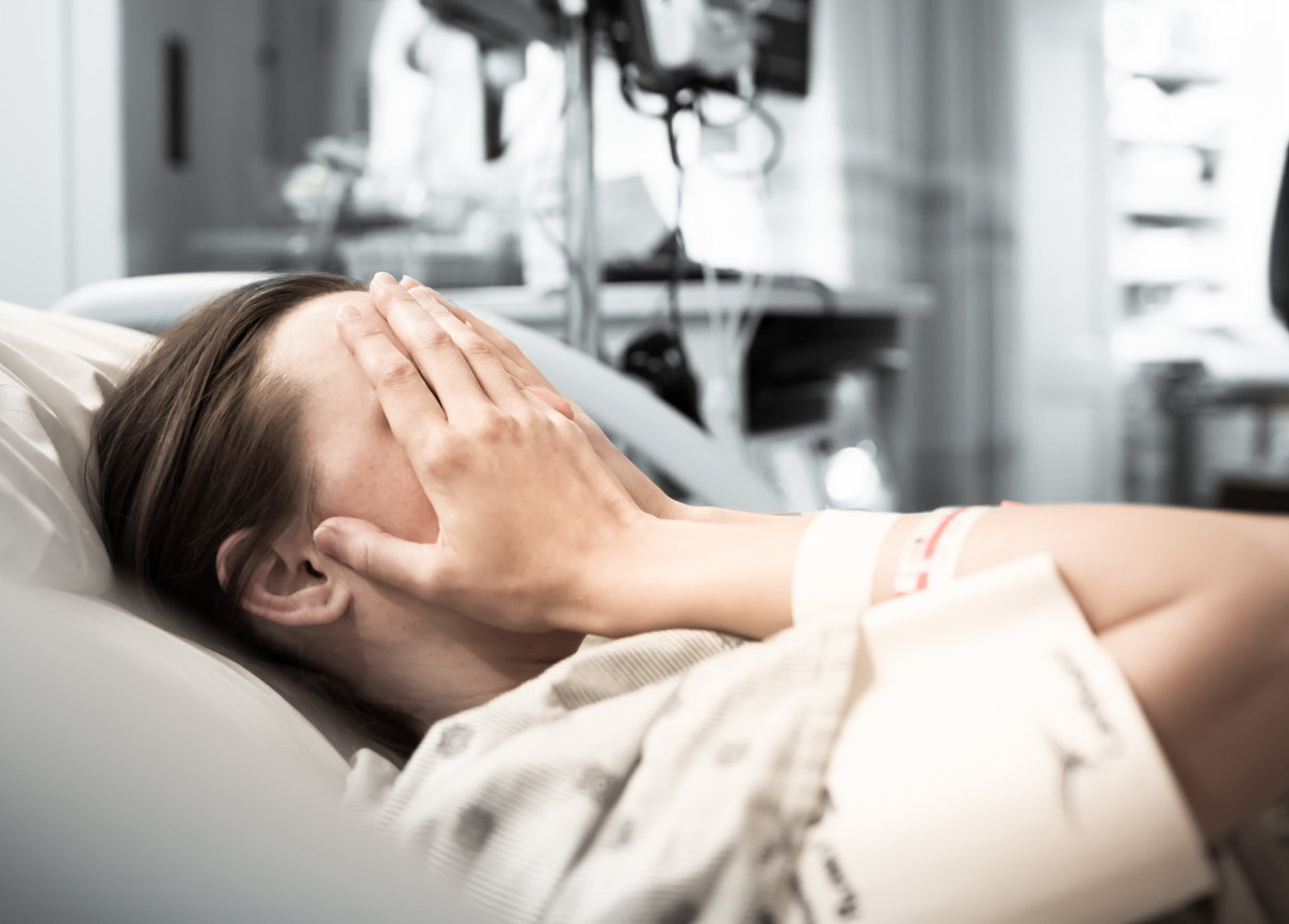 Woman childbirth