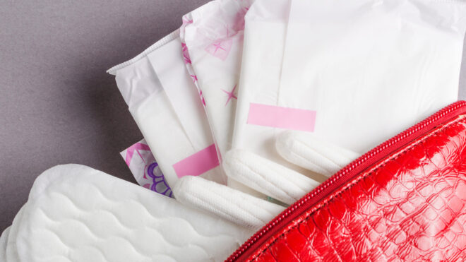 tampons and pads