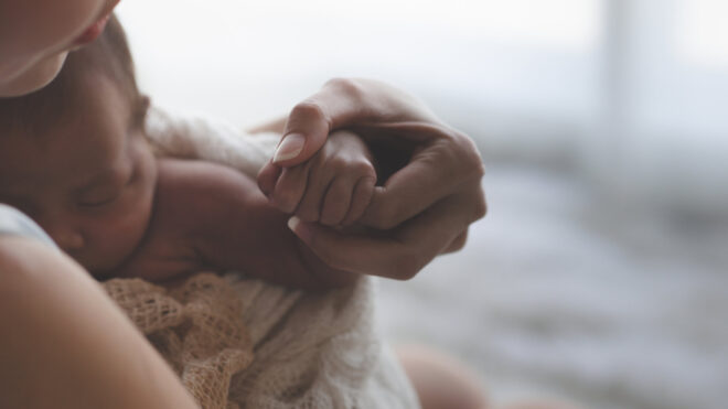newborn and mom