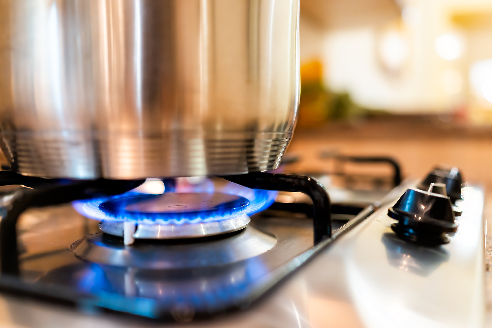 boiling water