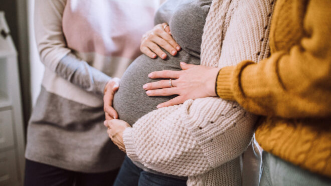 awaiting a birth