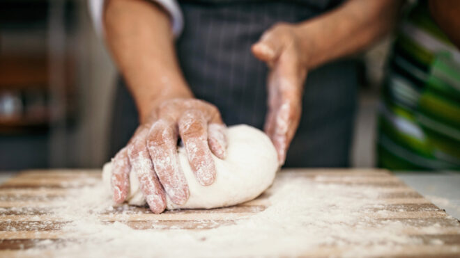 Kneading Bread