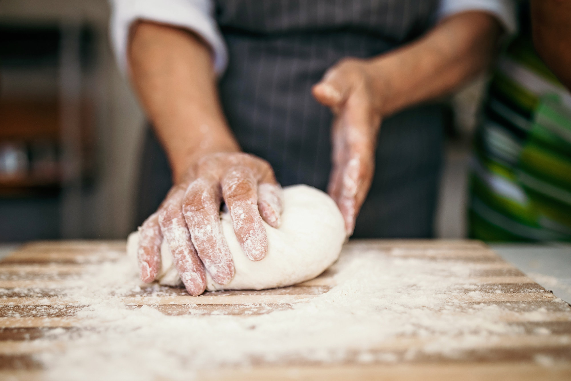 Kneading Bread