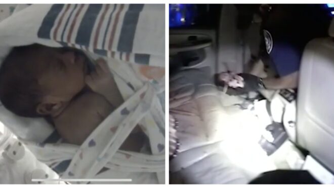 baby found in the backseat