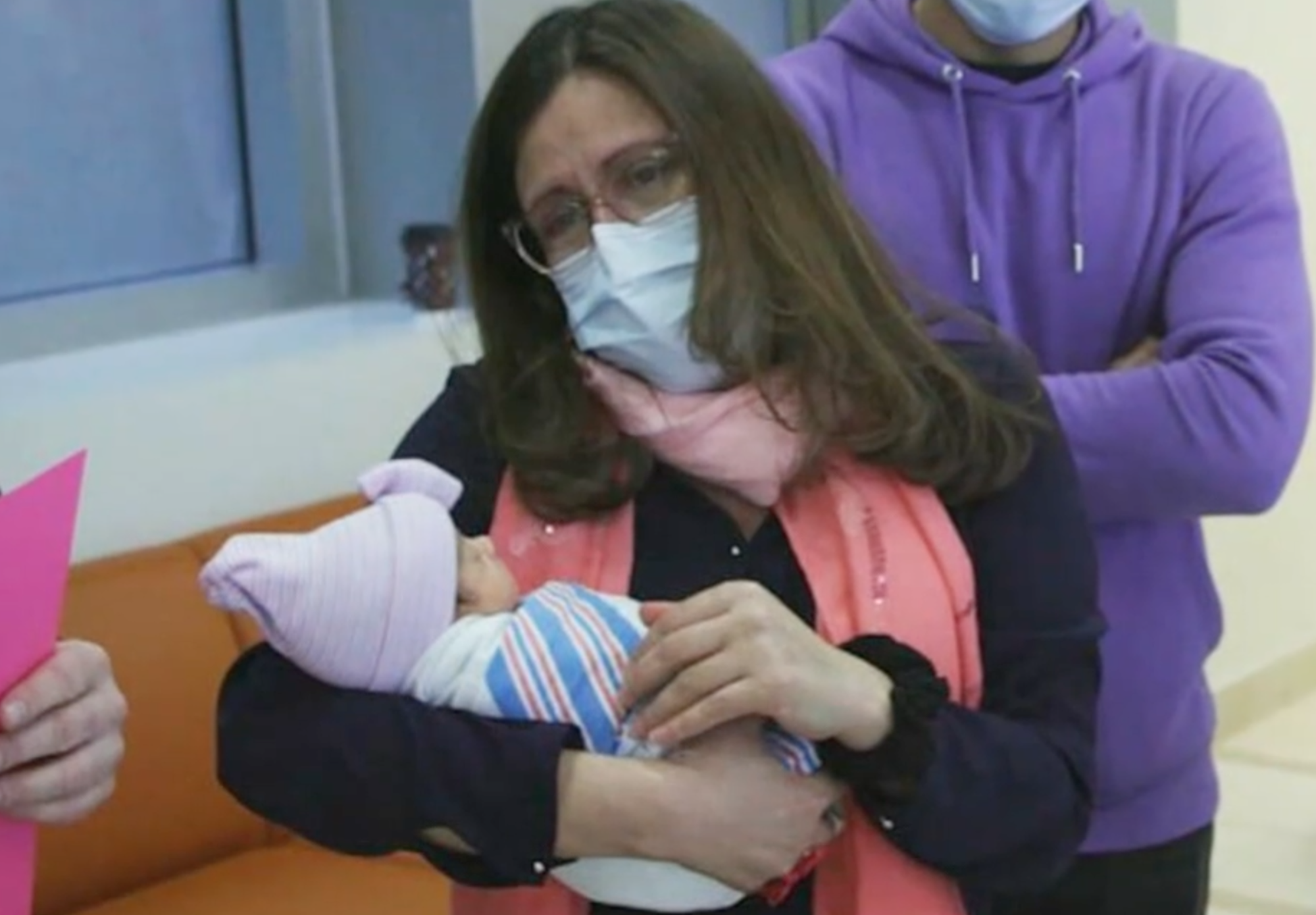 Iris Nolasco and her baby
