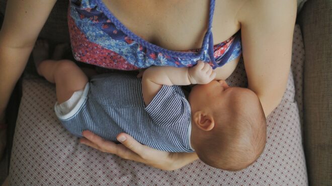 Breastfeeding mom