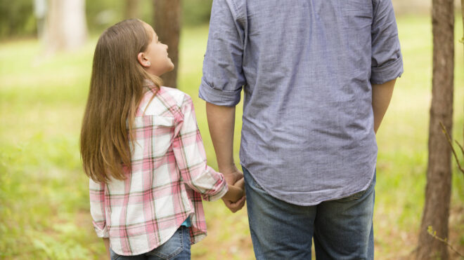 Dad and daughter