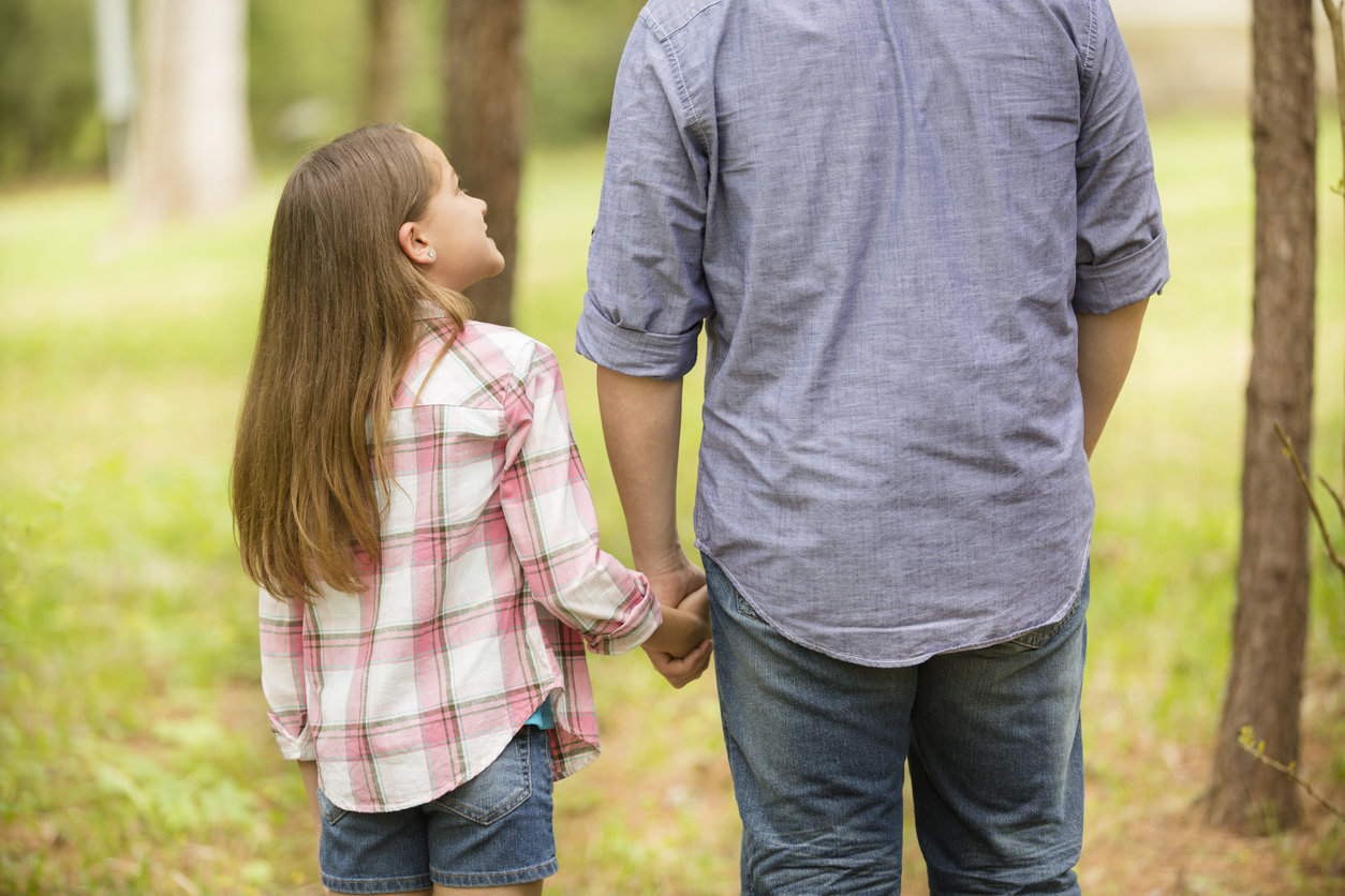Dad and daughter
