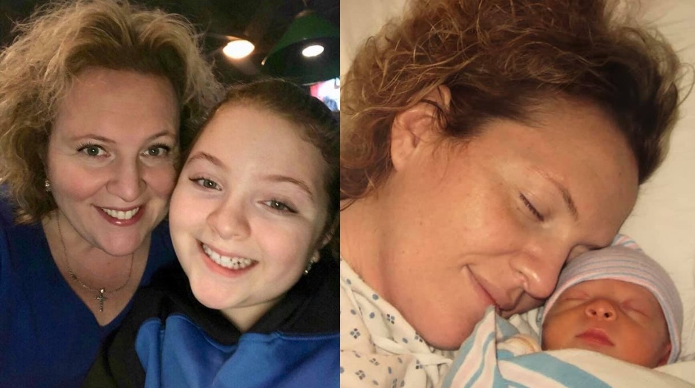 Adrianna Keizer-D'Anna and her daughter