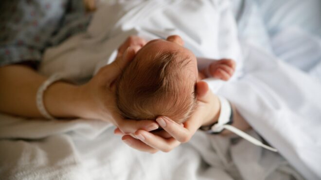 Newborn at hospital
