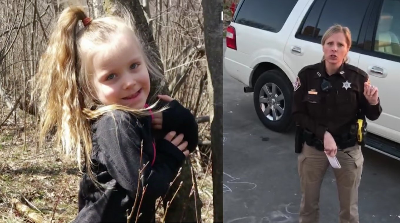 Amy Aries' daughter; officer