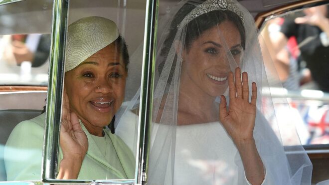 Meghan Markle and Doria Ragland