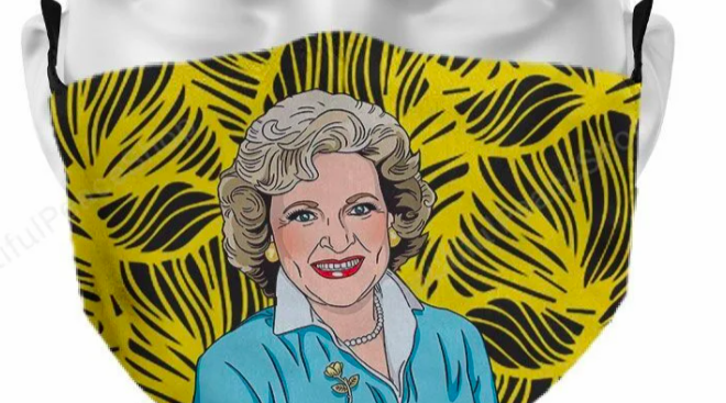 betty white face mask
