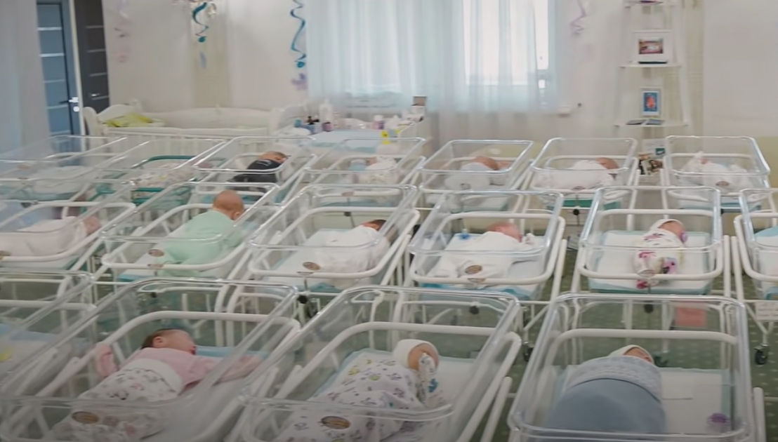 Babies in cots