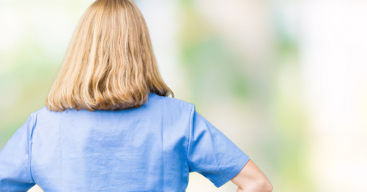 nurse view from behind