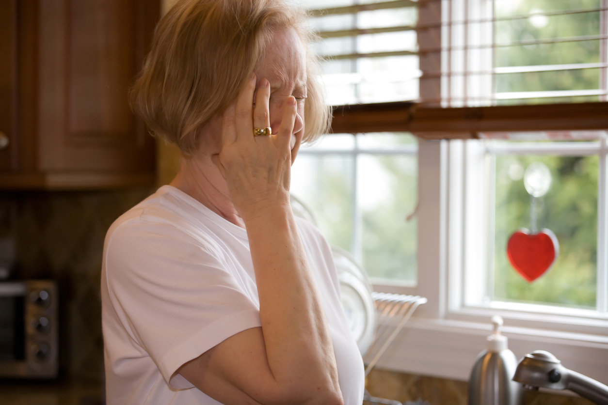 Upset grandma