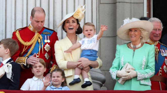 The royal family at the Trooping the Colour