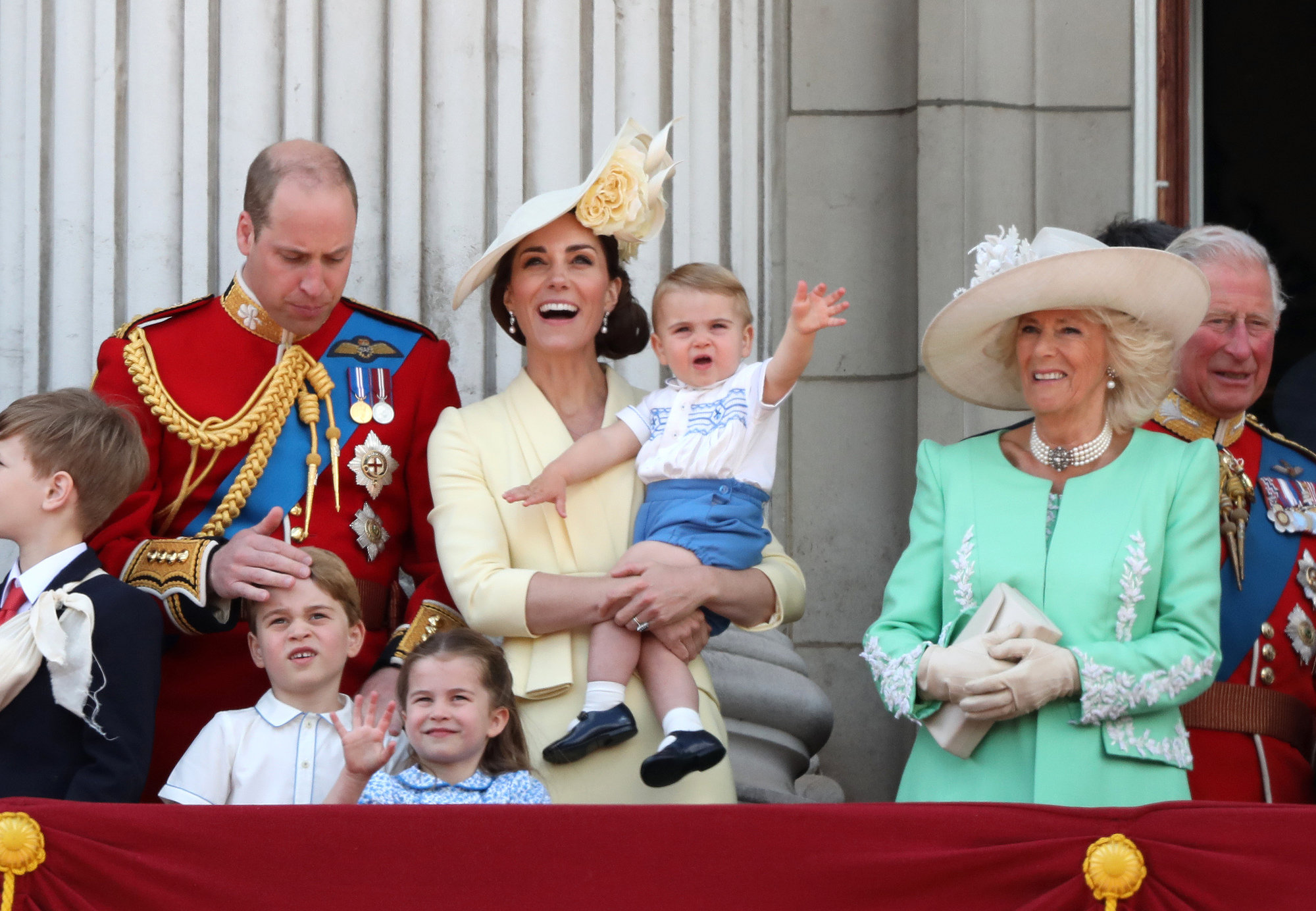 The royal family at the Trooping the Colour