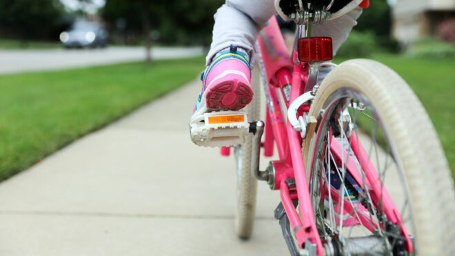 Pink bike