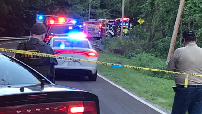 Crash scene
