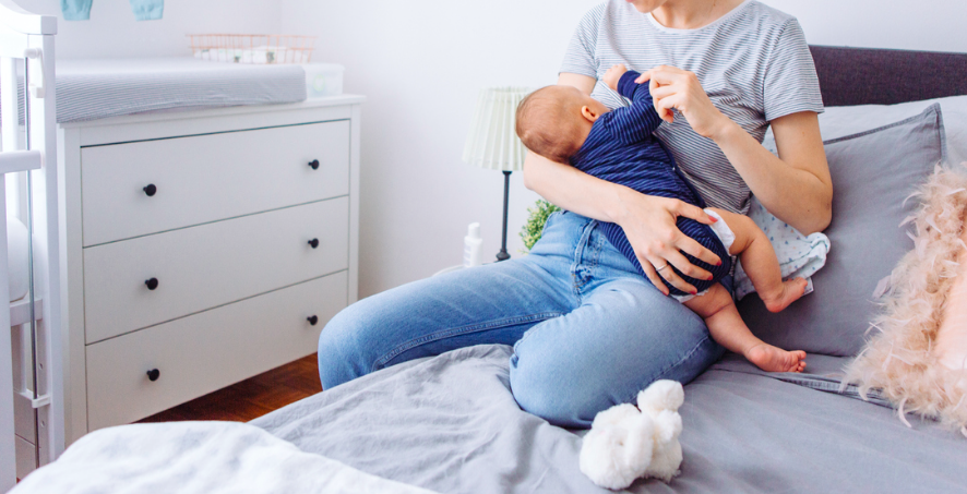 Woman breastfeeding