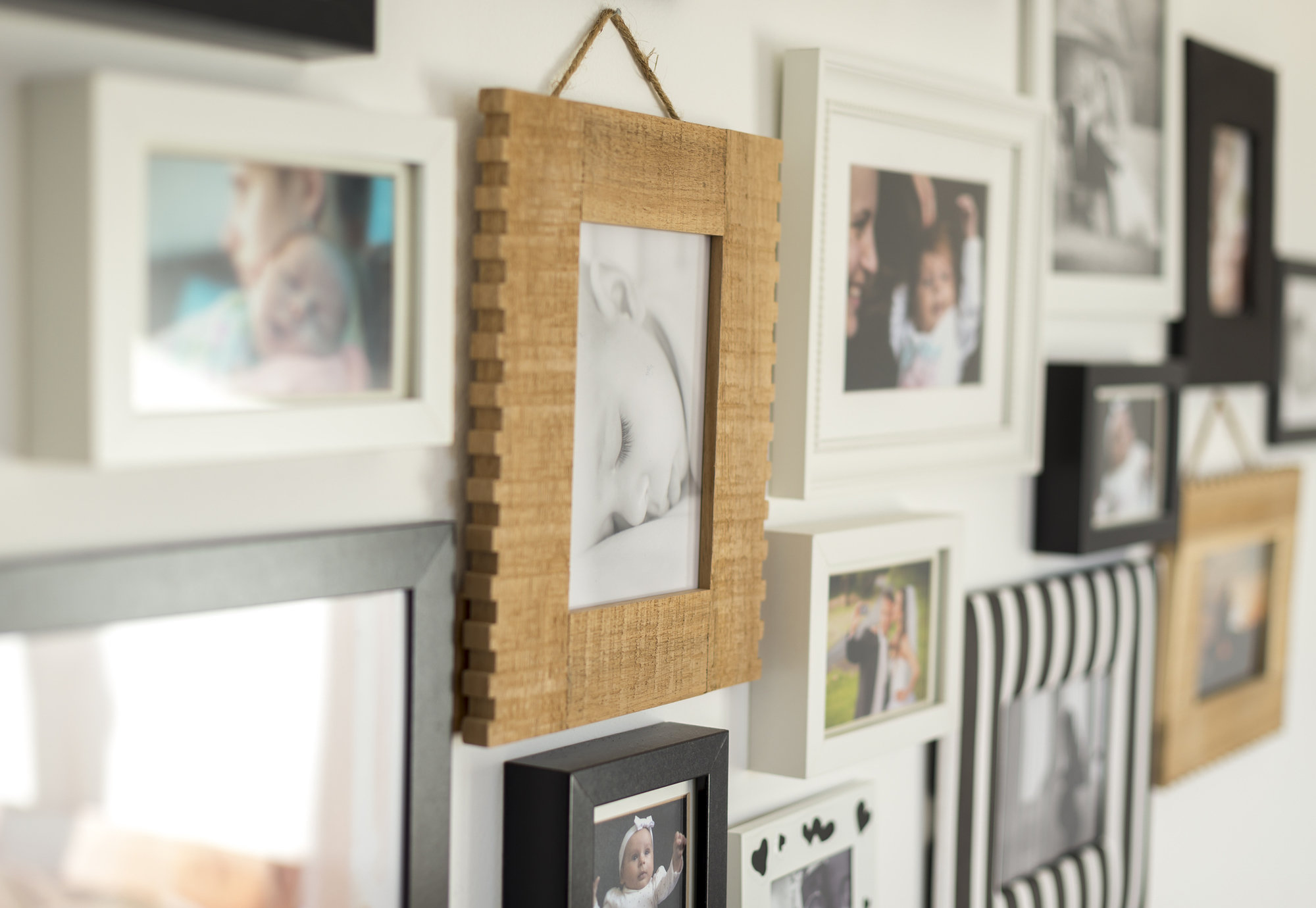 portraits on wall