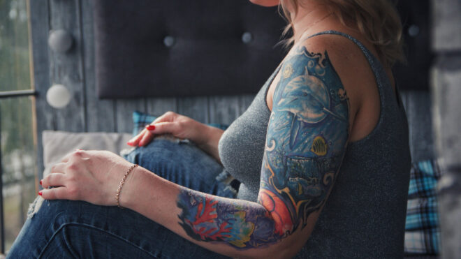 Women's Elbow Tattoos