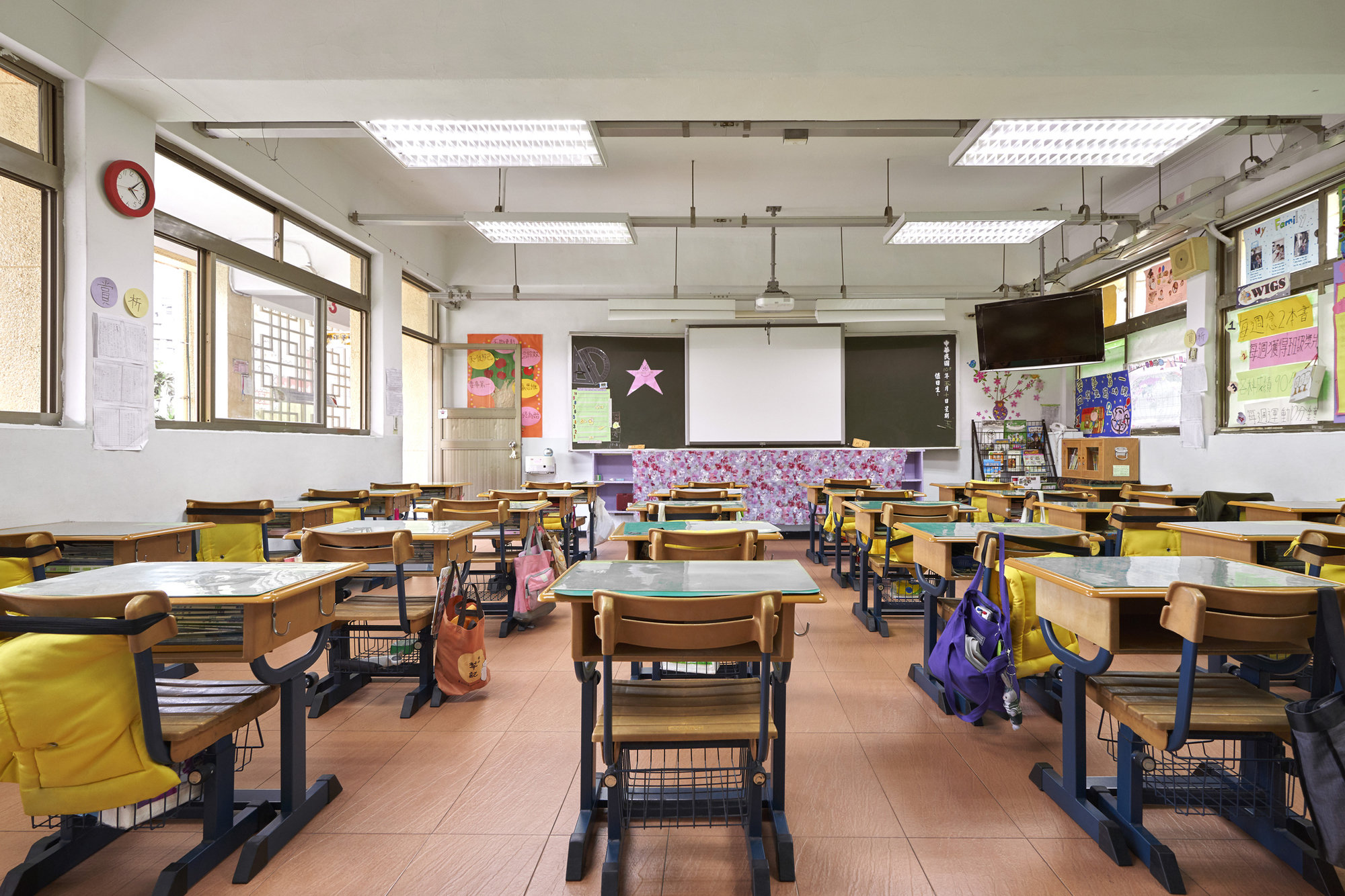 Empty classroom