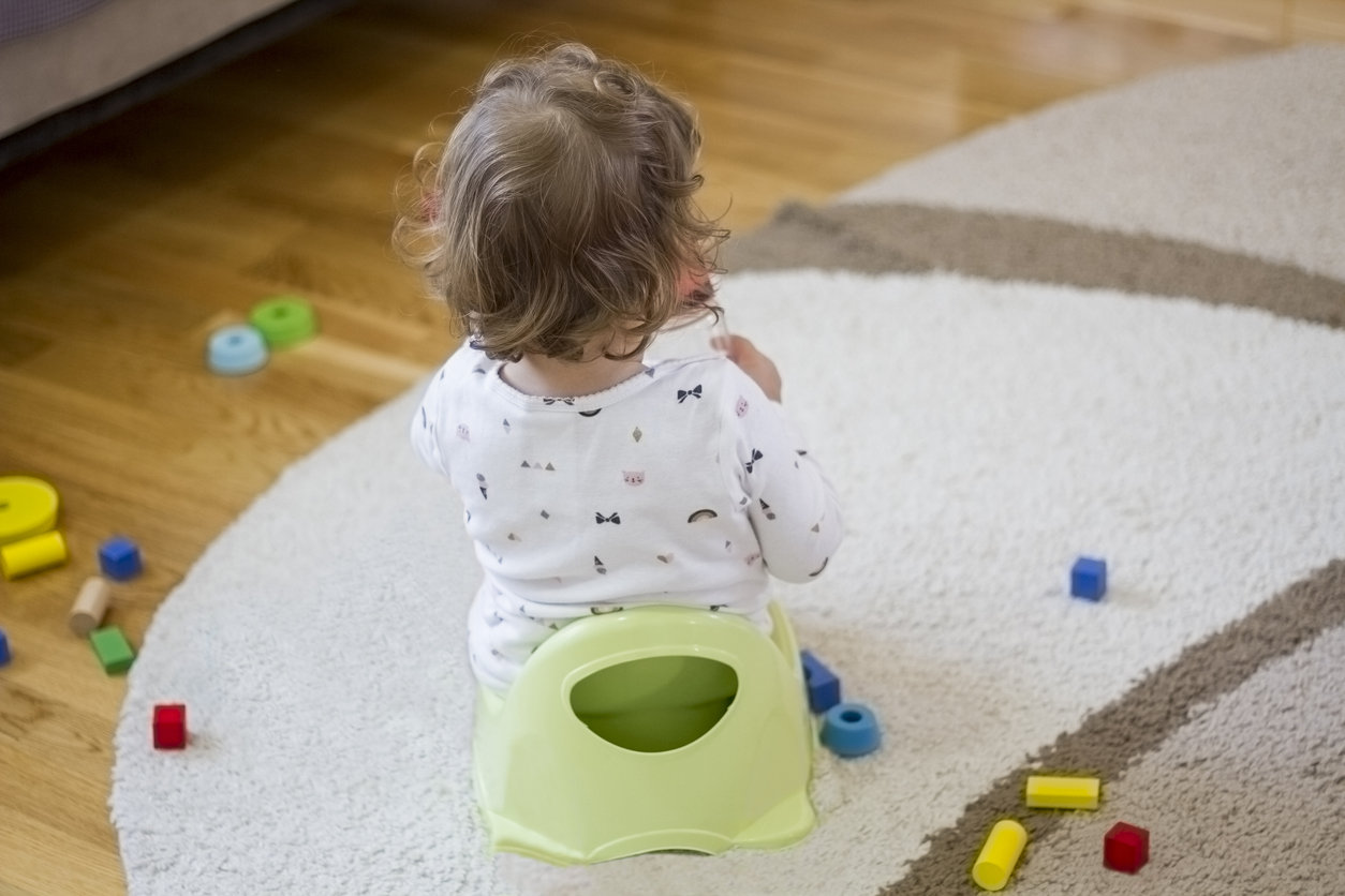 Potty training little girl
