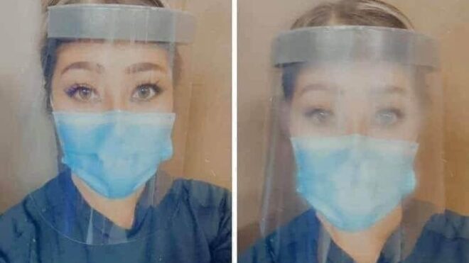 Teacher in PPE