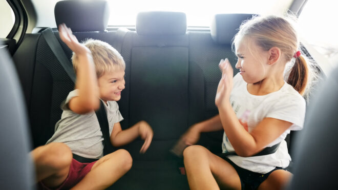 Kids in car