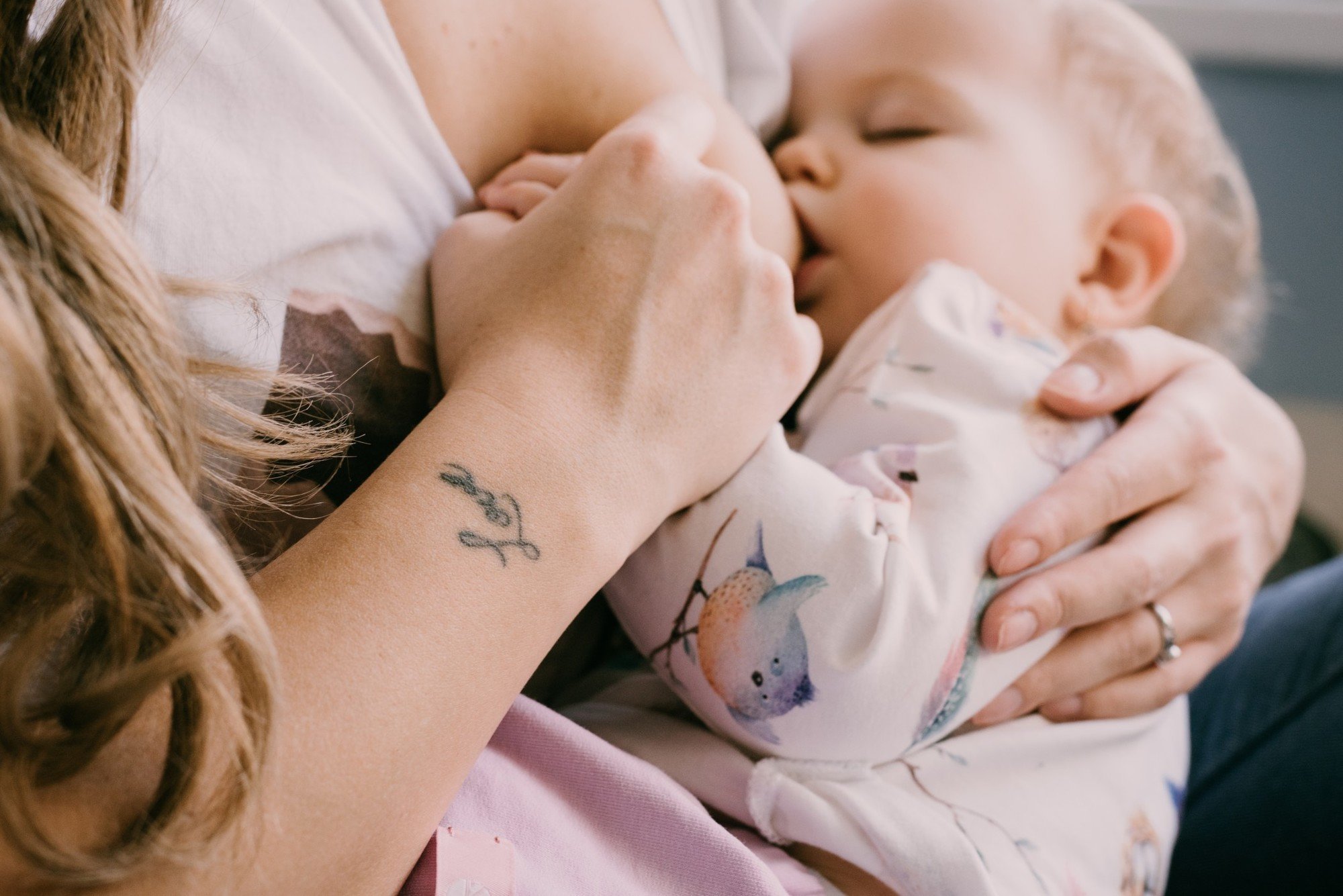 Baby breastfeeding