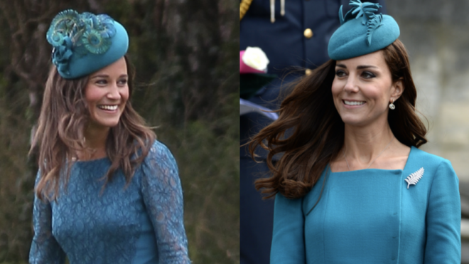 Kate Middleton and Pippa Middleton