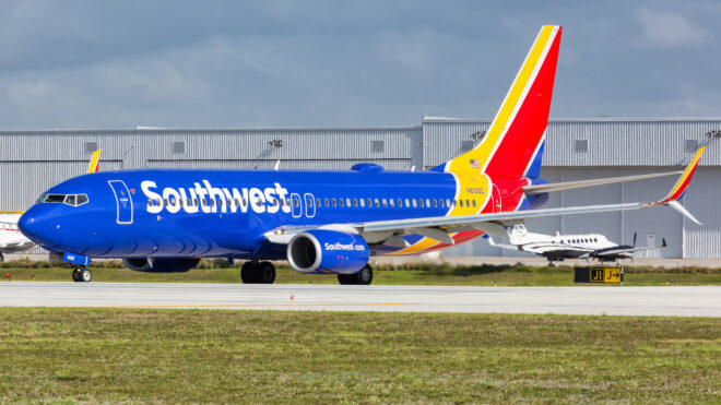 Southwest Airlines plane