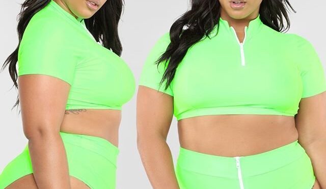 Fashion Nova Water Sports Lime Green Bikini
