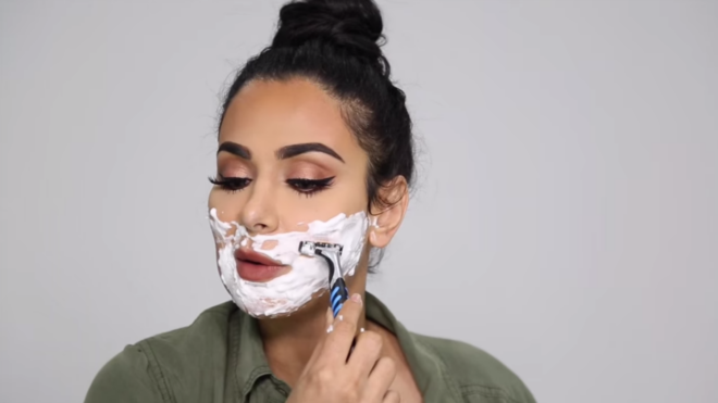 huda shaving