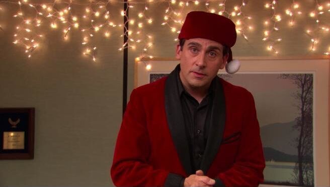 Michael Scott classy Christmas