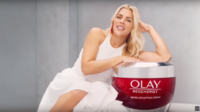 Busy Phillipps is the spokesperson for Olay skincare