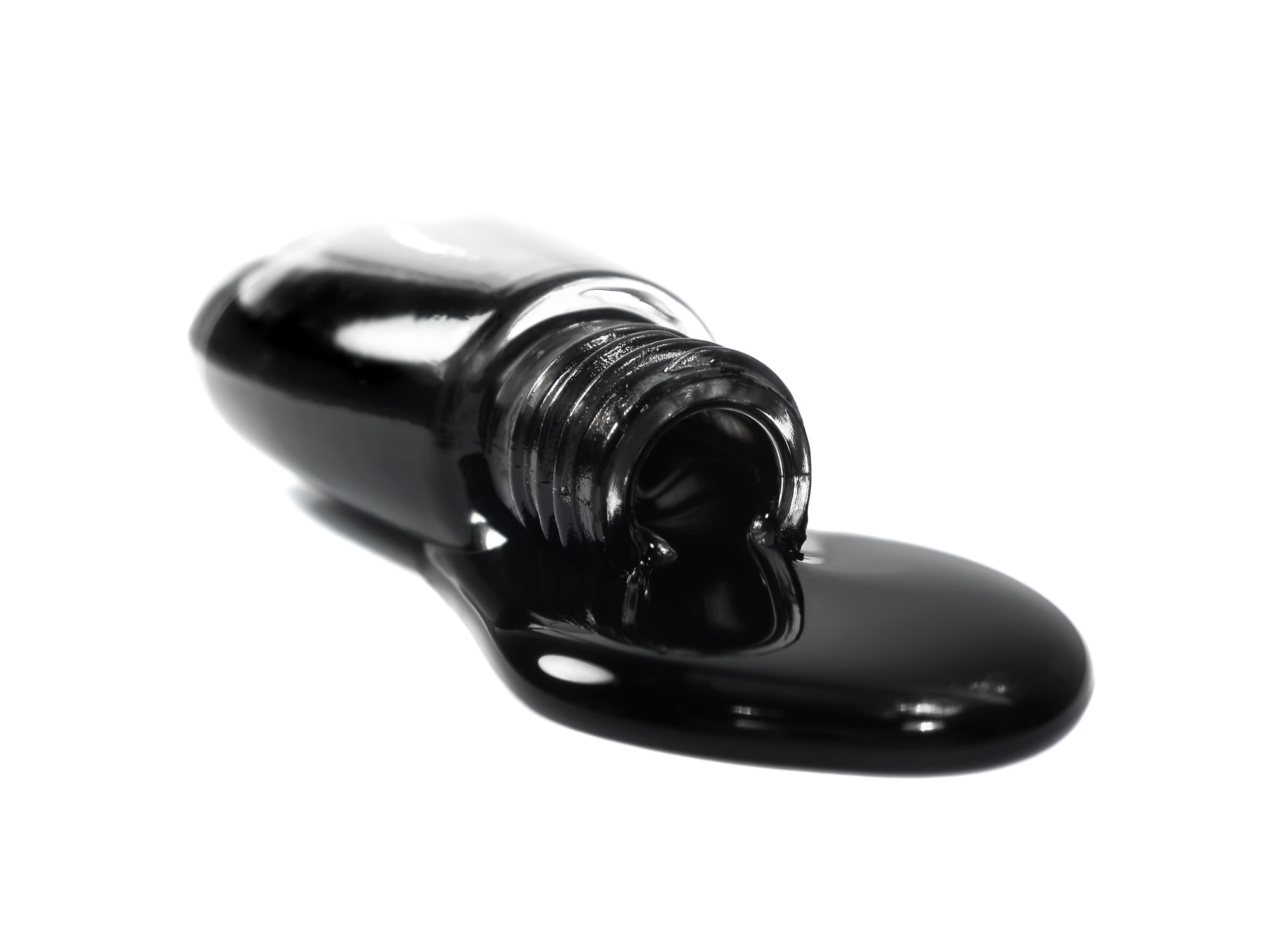 black nail polish