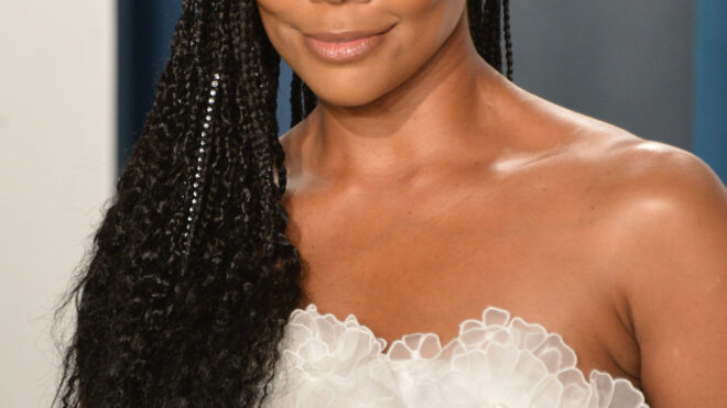 Gabrielle Union showed off her natural hair