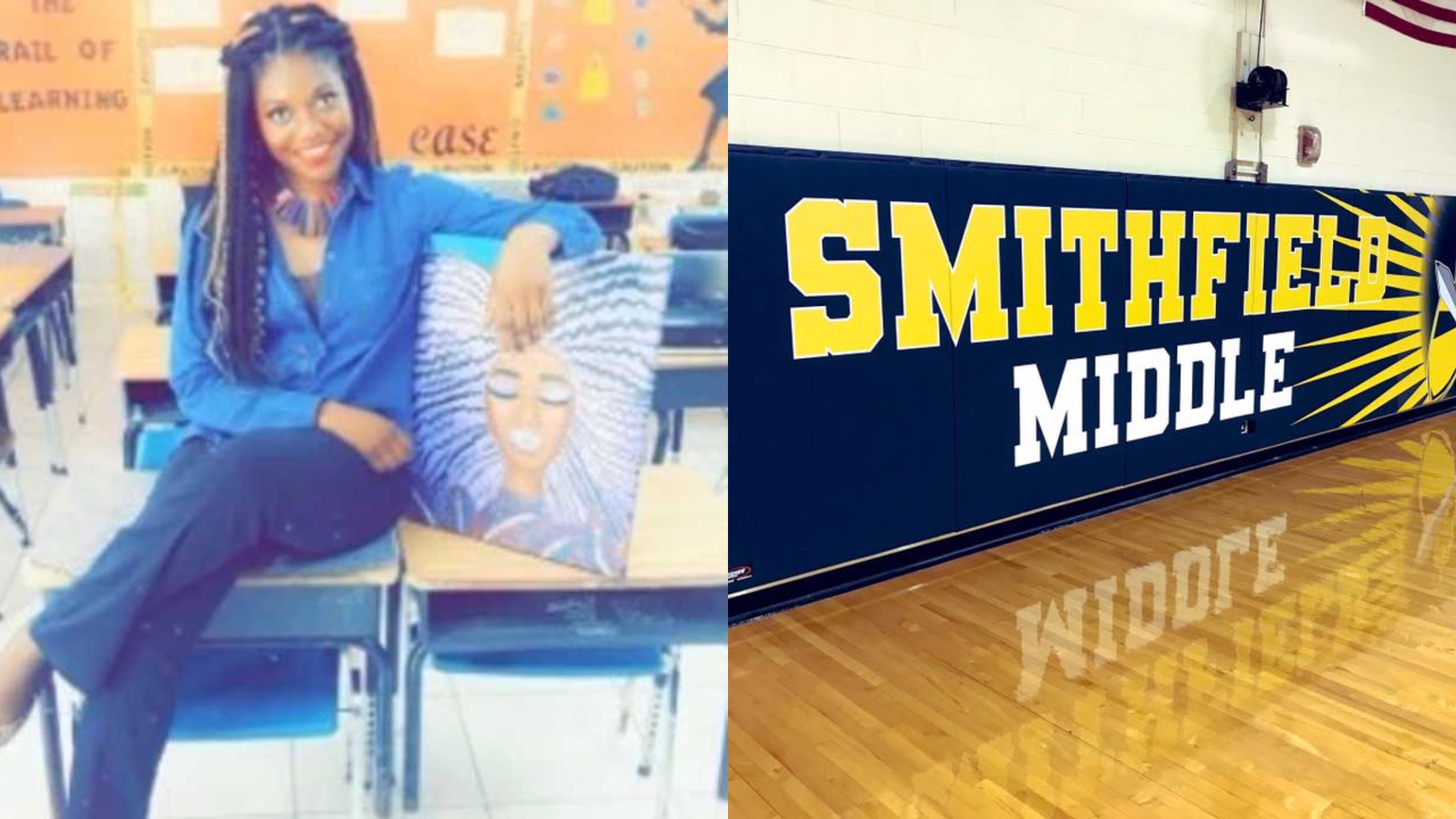 Smithfield Middle School and Dawn Felix