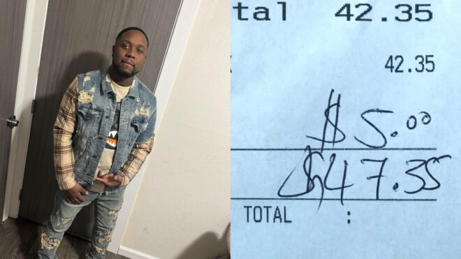 pizza receipt Brandon Felton