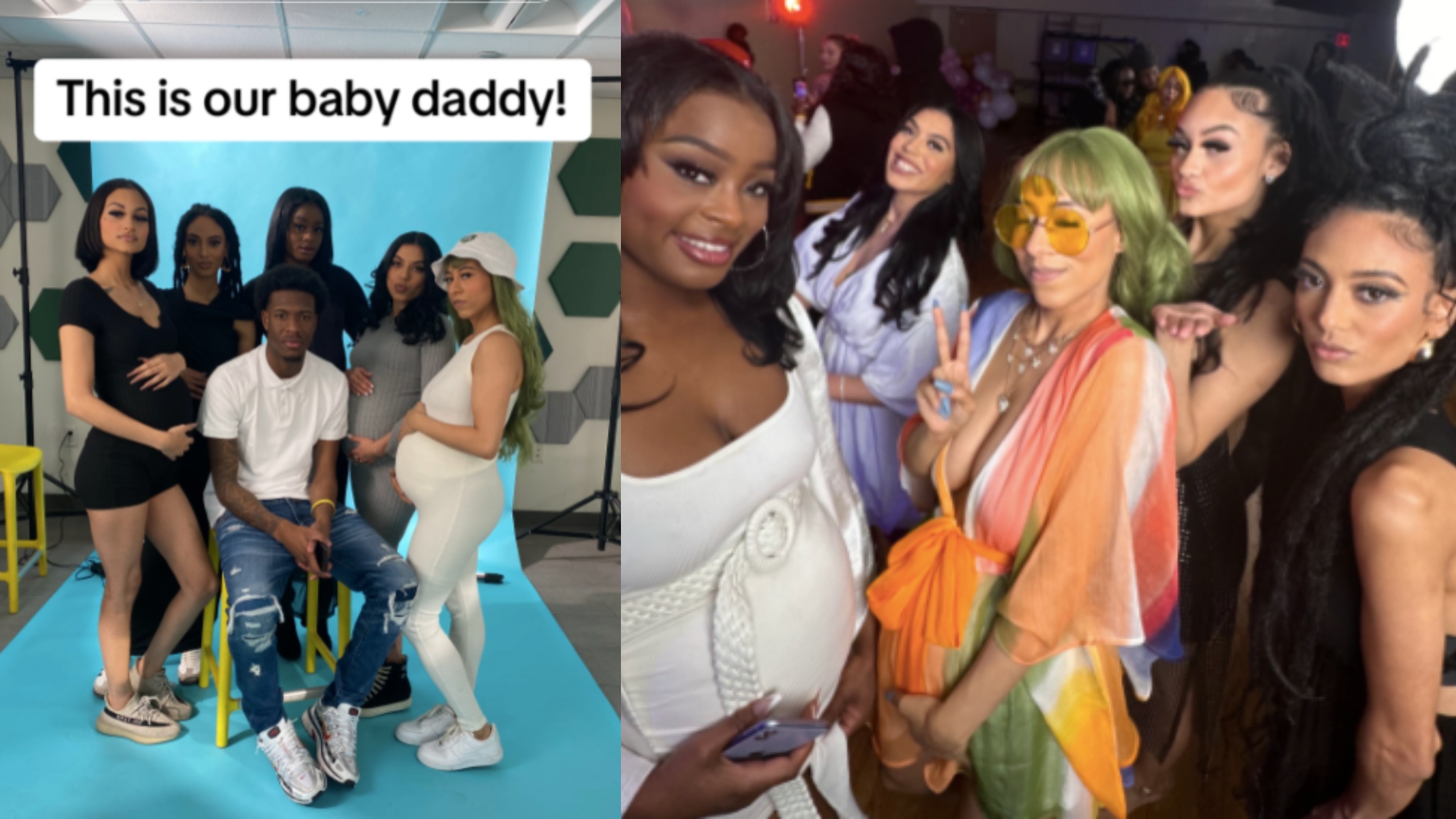 five way baby shower
