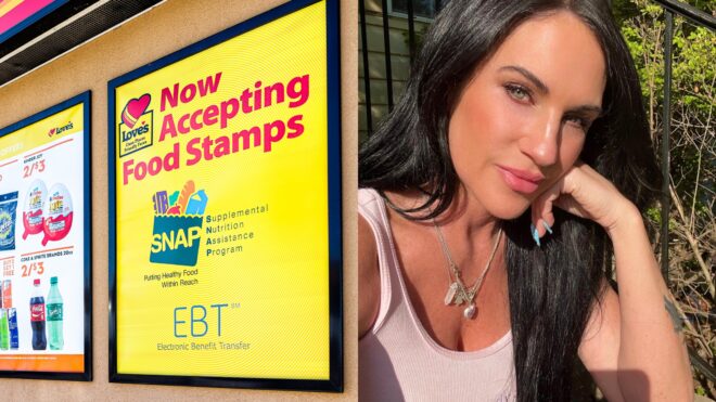 Food stamps collage