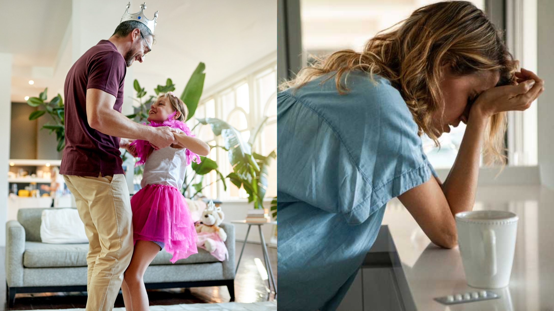 dad with daughter