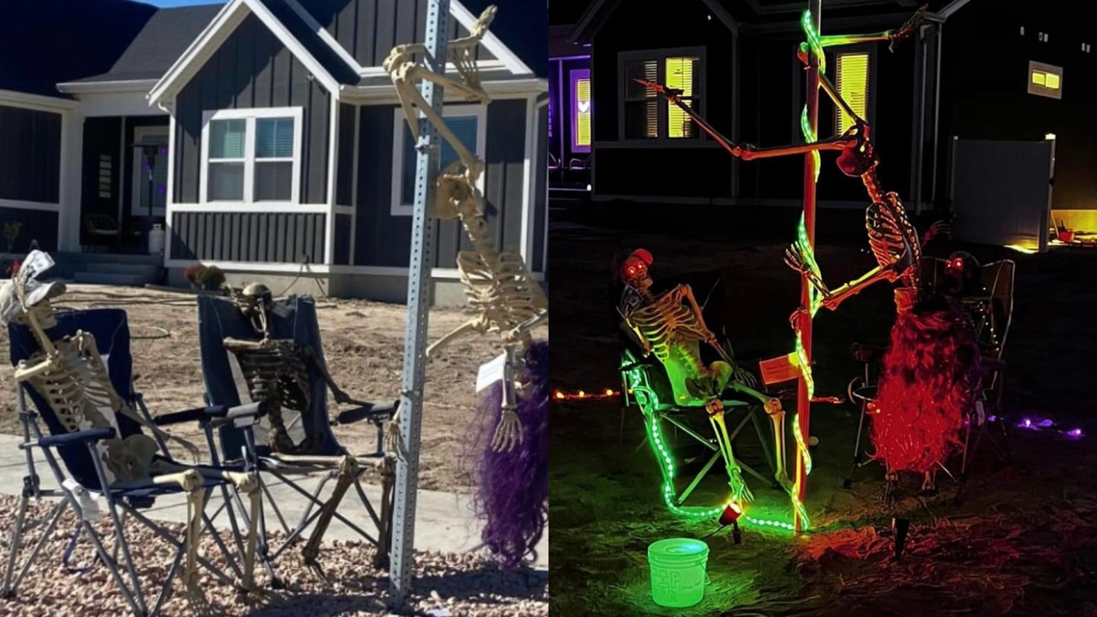 Pole-Dancing Skeleton